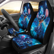 Load image into Gallery viewer, Stitch Car Seat Covers Stitch Painting Galaxy Car Accessories Ci221108-02
