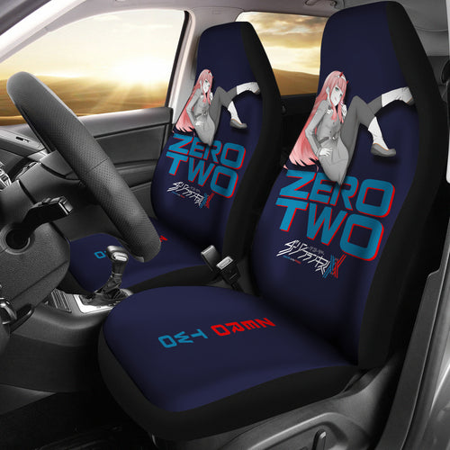Zero Two My Love Seat Covers Anime Seat Covers Ci0716