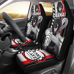 Demon Slayer Car Seat Covers Obanai Iguro Car Accessories Fan Gift Ci220225-02