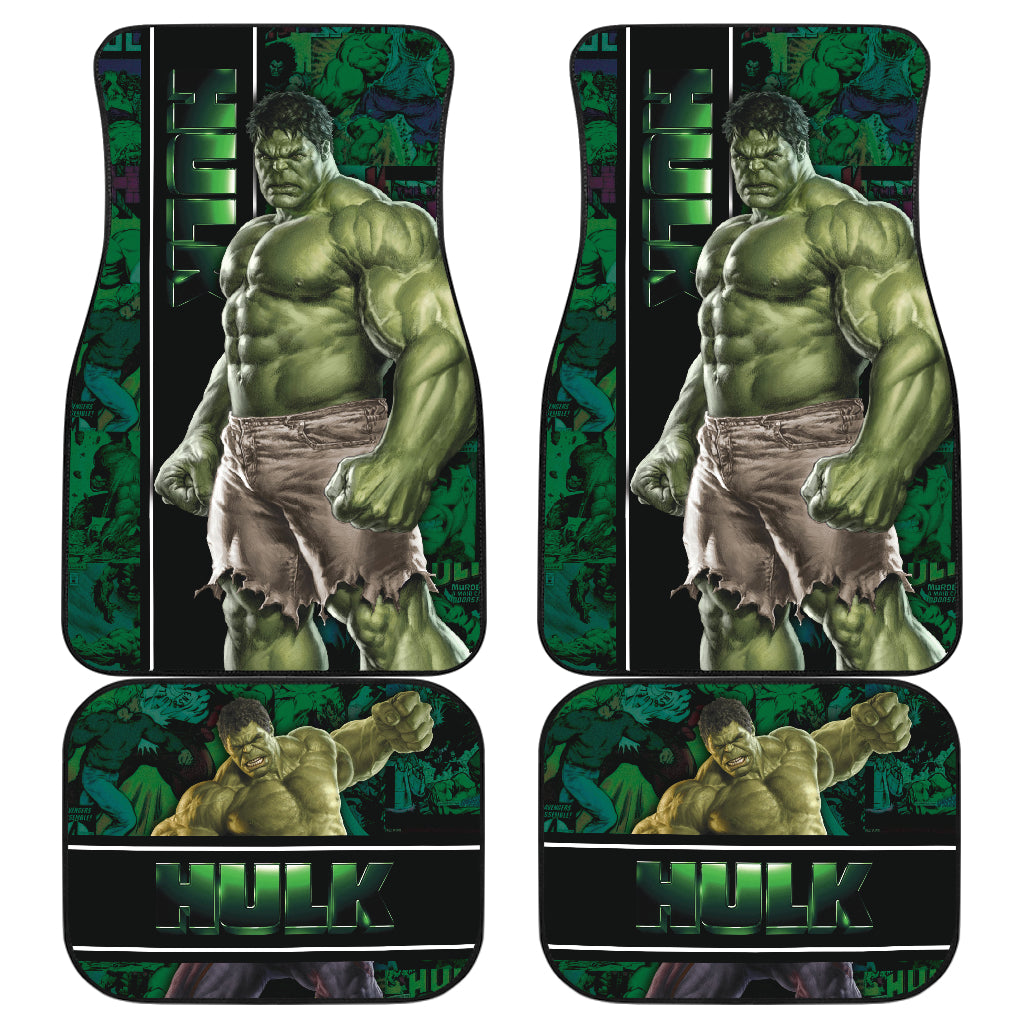 Hulk Car Floor Mats Custom For Fans Ci221226-10
