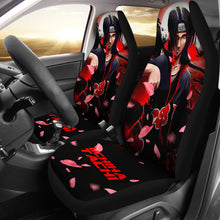 Load image into Gallery viewer, Itachi Akatsuki Red Seat Covers Naruto Anime Car Seat Covers Ci102203