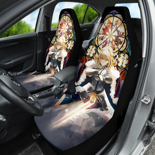 Saber Fate Stay Night Car Seat Covers Car Accessories Ci220429-07