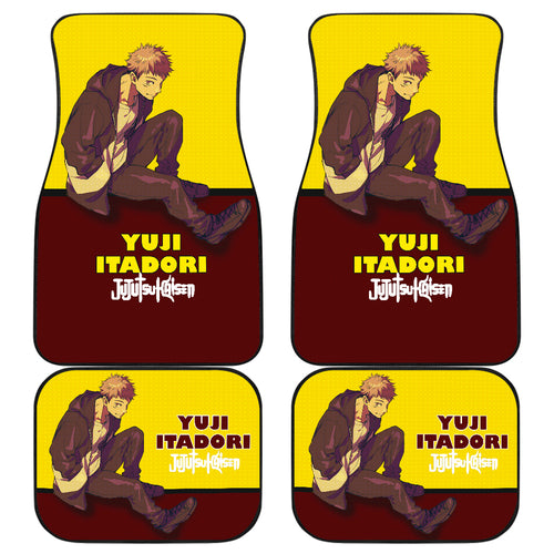 Yuji Itadori Car Floor Mats Jujutsu KaiSen Anime Car Mats Ci0712