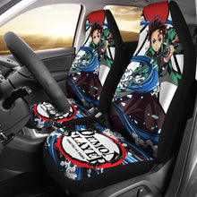 Load image into Gallery viewer, Demon Slayer Anime Car Seat Covers Demon Slayer Kamado Tanjiro Car Accessories Fan Gift Ci123105