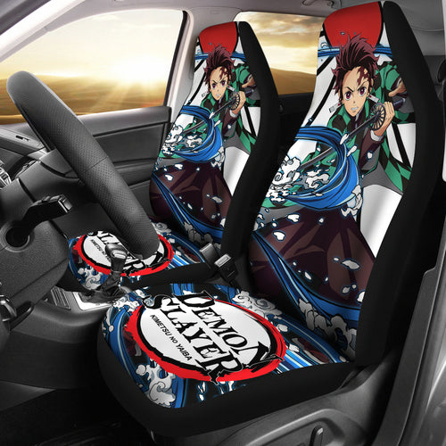 Demon Slayer Anime Car Seat Covers Demon Slayer Kamado Tanjiro Car Accessories Fan Gift Ci123105