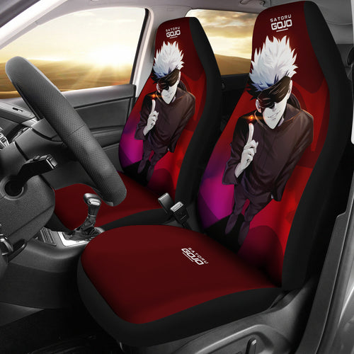 Satoru Gojo Jujutsu KaiSen Car Seat Covers Anime Seat Covers Ci0714