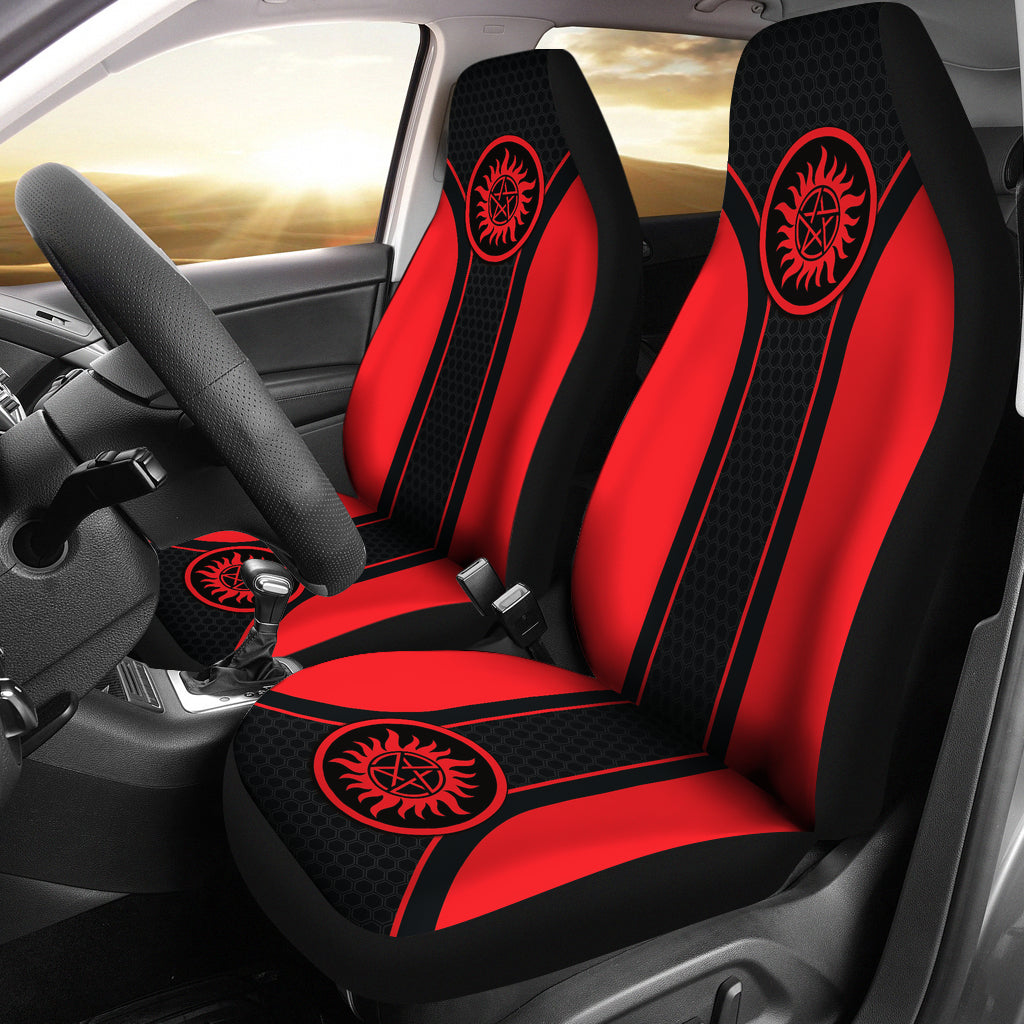 Supernatural Logo Car Seat Covers Custom For Fans Ci221229-09