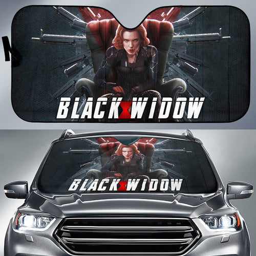 Black Widow Natasha Auto Sunshade Car Accessories Ci220526-12