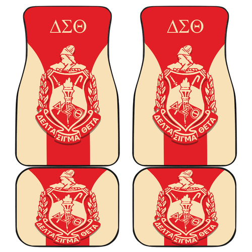 Delta Sigma Theta Sororities Car Floor Mats Custom For Fans Ci230207-07