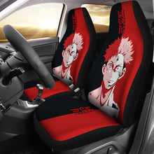 Load image into Gallery viewer, Yuji Itadori Car Seat Covers Fan Art Jujutsu KaiSen Anime Otoku Seat Covers Ci0107