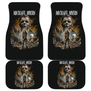 Horror Movie Car Floor Mats | Michael Myers And Laurie Strode Silent Town Car Mats Ci090321