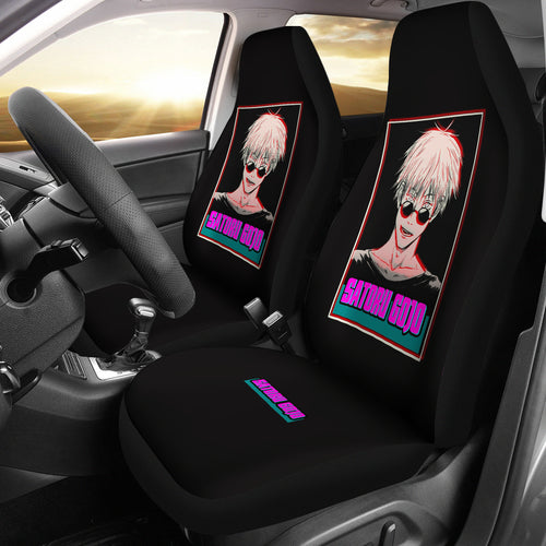 Satoru Gojo Handsome Style Jujutsu KaiSen Car Seat Covers Anime Car Accessories Best Design 2021 Ci0624