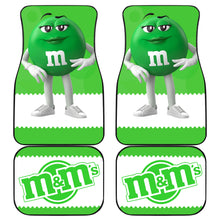 Load image into Gallery viewer, M&amp;M Green Chocolate Funny Car Floor Mats Car Accessories Ci220525-05