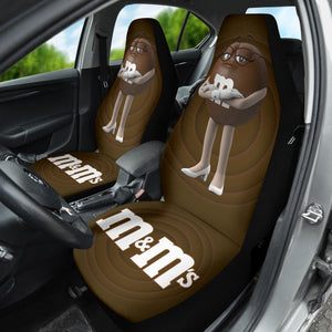 M&M Brown Chocolate Fantasy Car Seat Covers Car Accessories Ci220517-05