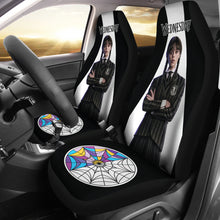 Load image into Gallery viewer, Wednesday Car Seat Covers Custom For Fans Ci221214-03
