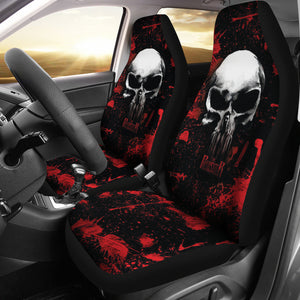 The Punisher Blood Car Seat Covers Car Accessories Ci220819-02