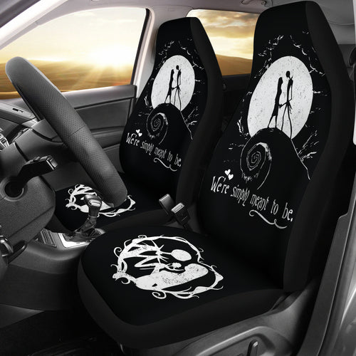 Nightmare Before Christmas Car Seat Covers Jack Skellington Loves Sally Car Accessories Ci220930-09