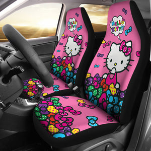 Hello Kitty Car Seat Covers Custom For Fan Ci221101-06