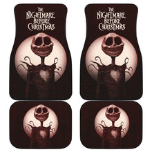 Load image into Gallery viewer, Nightmare Before Christmas Cartoon Car Floor Mats - Old Jack Skellington Portrait Smiling Scary Teeth Car Mats Ci101105
