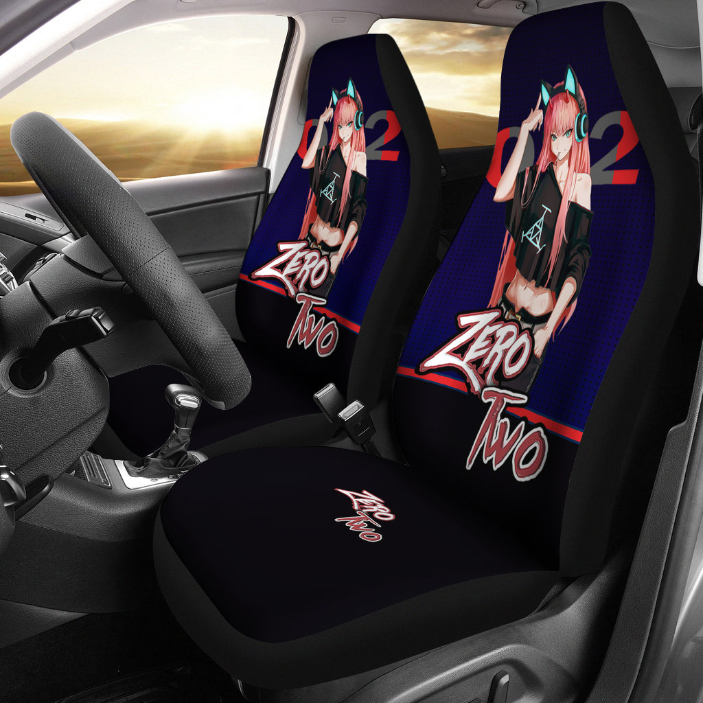 Zero Two DJ Seat Covers Anime Seat Covers Ci0716