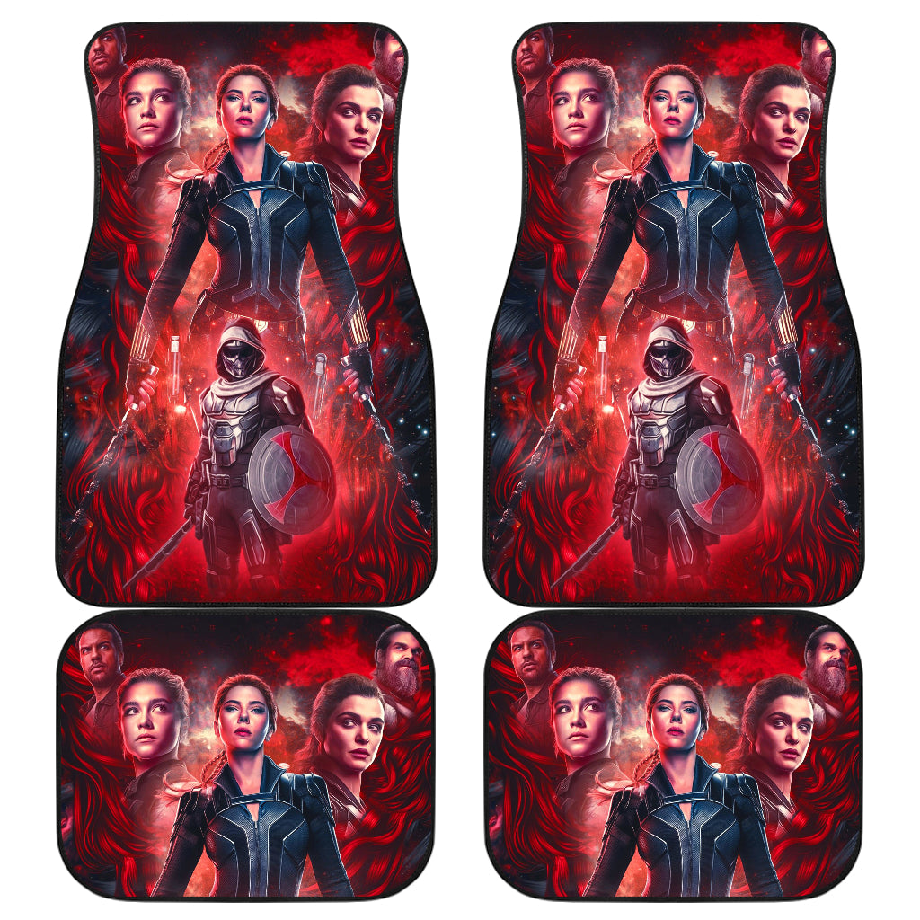 Black Widow Natasha Car Floor Mats Car Accessories Ci220530-09