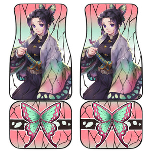 Demon Slayer Anime Car Floor Mats Demon Slayer Kochou Shinobu Car Accessories Fan Gift Ci011210