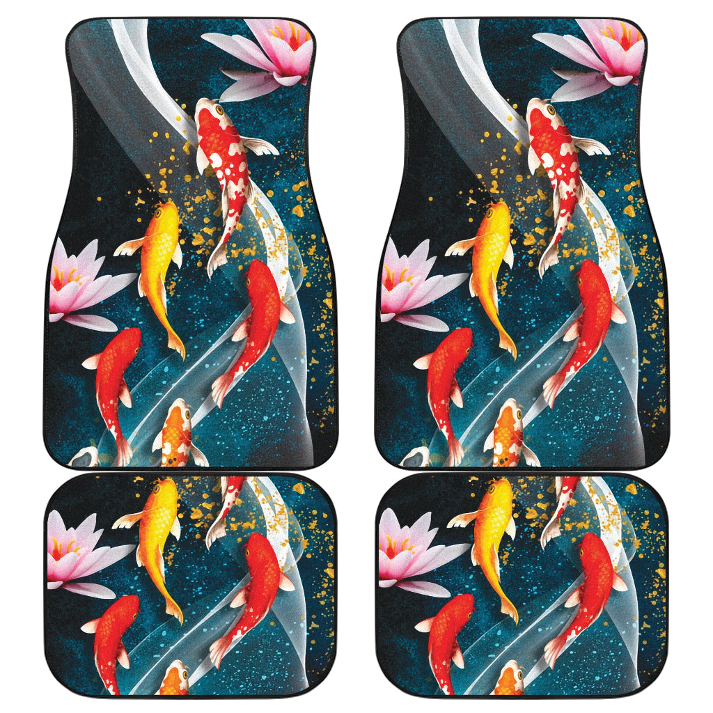 Koi Fish Car Floor Mats Car Accessories Ci230201-09