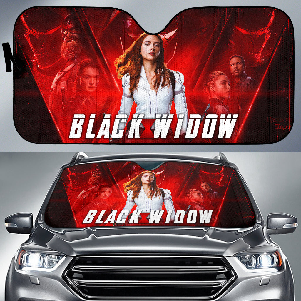 Black Widow Natasha Auto Sunshade Car Accessories Ci220526-10