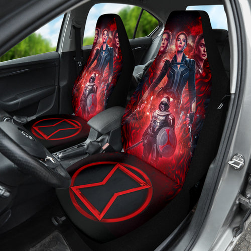 Black Widow Natasha Car Seat Covers Car Accessories Ci220526-01