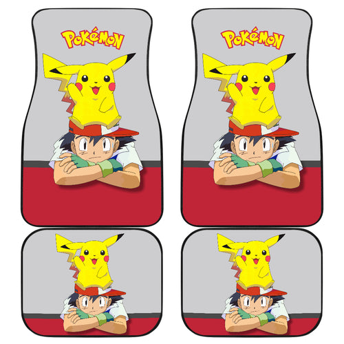 Ash Ketchum Pokemon Car Floor Mats Anime Car Accessories Ci102905