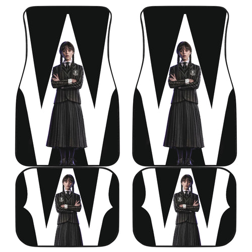 Wednesday Car Floor Mats Custom For Fans Ci221215-10