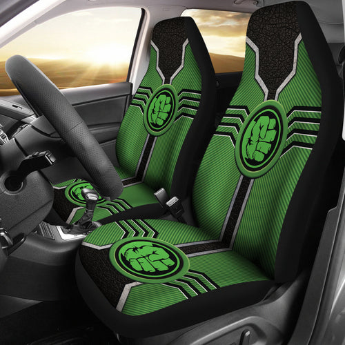 Hulk Logo Car Seat Covers Custom For Fans Ci230106-12