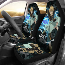Load image into Gallery viewer, Black Clover Car Seat Covers Luck Voltia Black Clover Car Accessories Fan Gift Ci122004