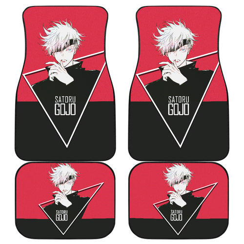 Satoru Jujutsu KaiSen Red Car Mats Anime Mats Ci0629