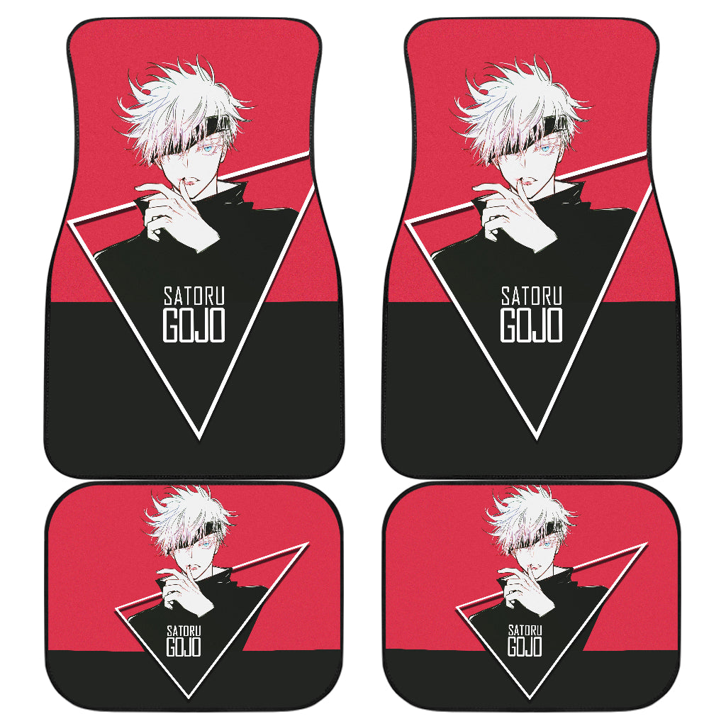 Satoru Jujutsu KaiSen Red Car Mats Anime Mats Ci0629
