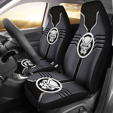 Load image into Gallery viewer, Black Panther Logo Car Seat Covers Custom For Fans Ci230106-03