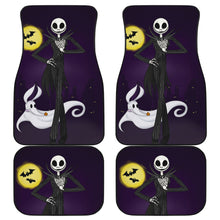 Load image into Gallery viewer, Nightmare Before Christmas Cartoon Car Floor Mats - Smiling Jack Skellington With Zero Dog Ghost Car Mats Ci092905