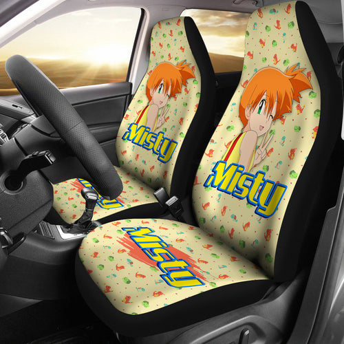 Anime Misty Pokemon Car Seat Covers Pokemon Car Accessorries Ci111304