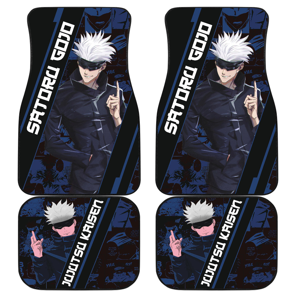 Satoru Gojo Car Floor Mats Jujutsu Kaisen Custom For Fans Ci221222-06