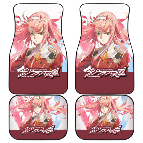 Zero Two Anime Girl Car Floor Mats Anime Gift Ci0723