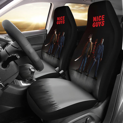 Michael Myers Horror Film Car Seat Covers Freddy Krueger Car Accessories Ci091021