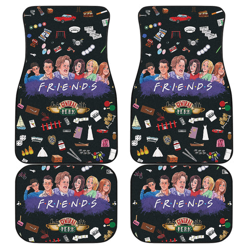 Friends Funny Stickers Car Floor Mats Car Accessories Ci220630-04
