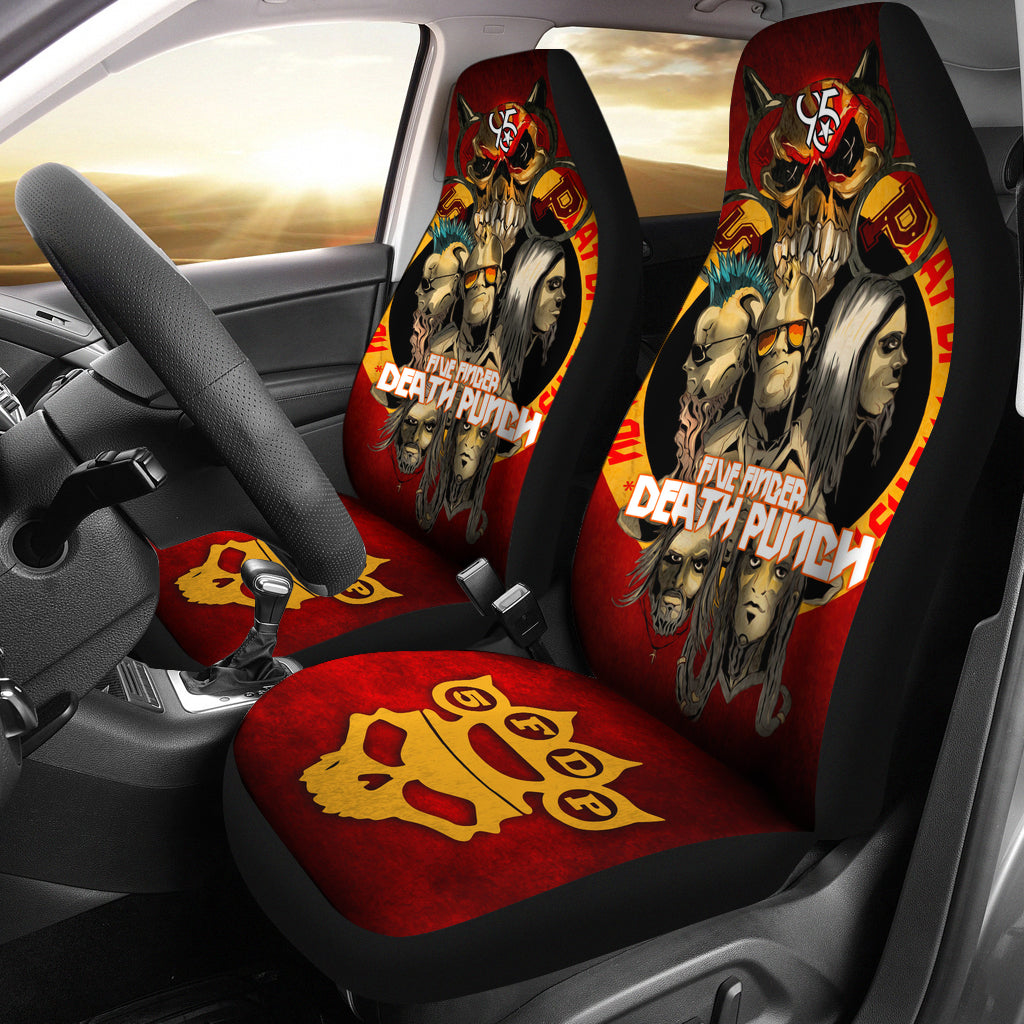 Five Finger Death Punch Rock Band Car Seat Cover Five Finger Death Punch Car Accessories Fan Gift Ci120911