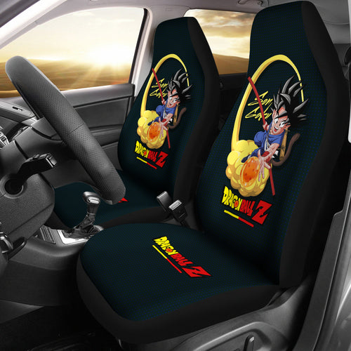 Goku Jump Dragon Ball Anime Car Seat Covers Ci0728
