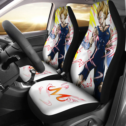 Vegeta Supper Saiyan Dragon Ball Z Red Car Seat Covers Anime Car Accessories Ci0821