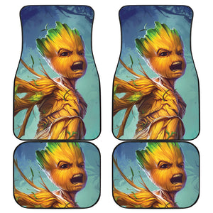 Groot Guardians Of The Galaxy Car Floor Mats Movie Car Accessories Custom For Fans Ci22061404