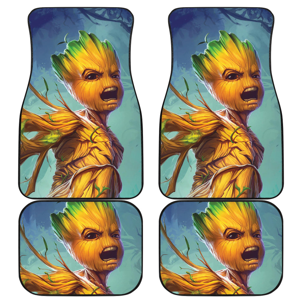 Groot Guardians Of The Galaxy Car Floor Mats Movie Car Accessories Custom For Fans Ci22061404