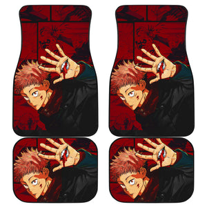 Yuji Itadori Car Floor Mats Jujutsu Kai Sen Anime Fan Car Mats Ci0607