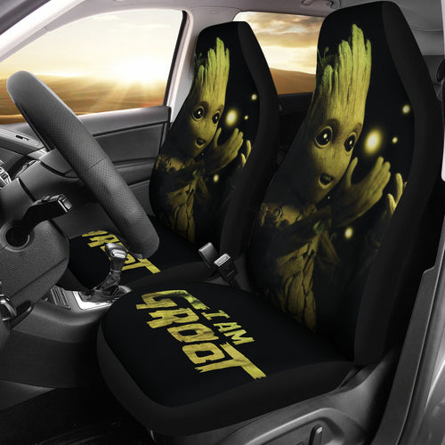 Groot Guardians Of the Galaxy Car Seat Covers Movie Car Accessories Custom For Fans Ci22061308