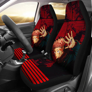 Juji Itadori Car Seat Covers Jujutsu KaiSen Anime Covers Ci0608